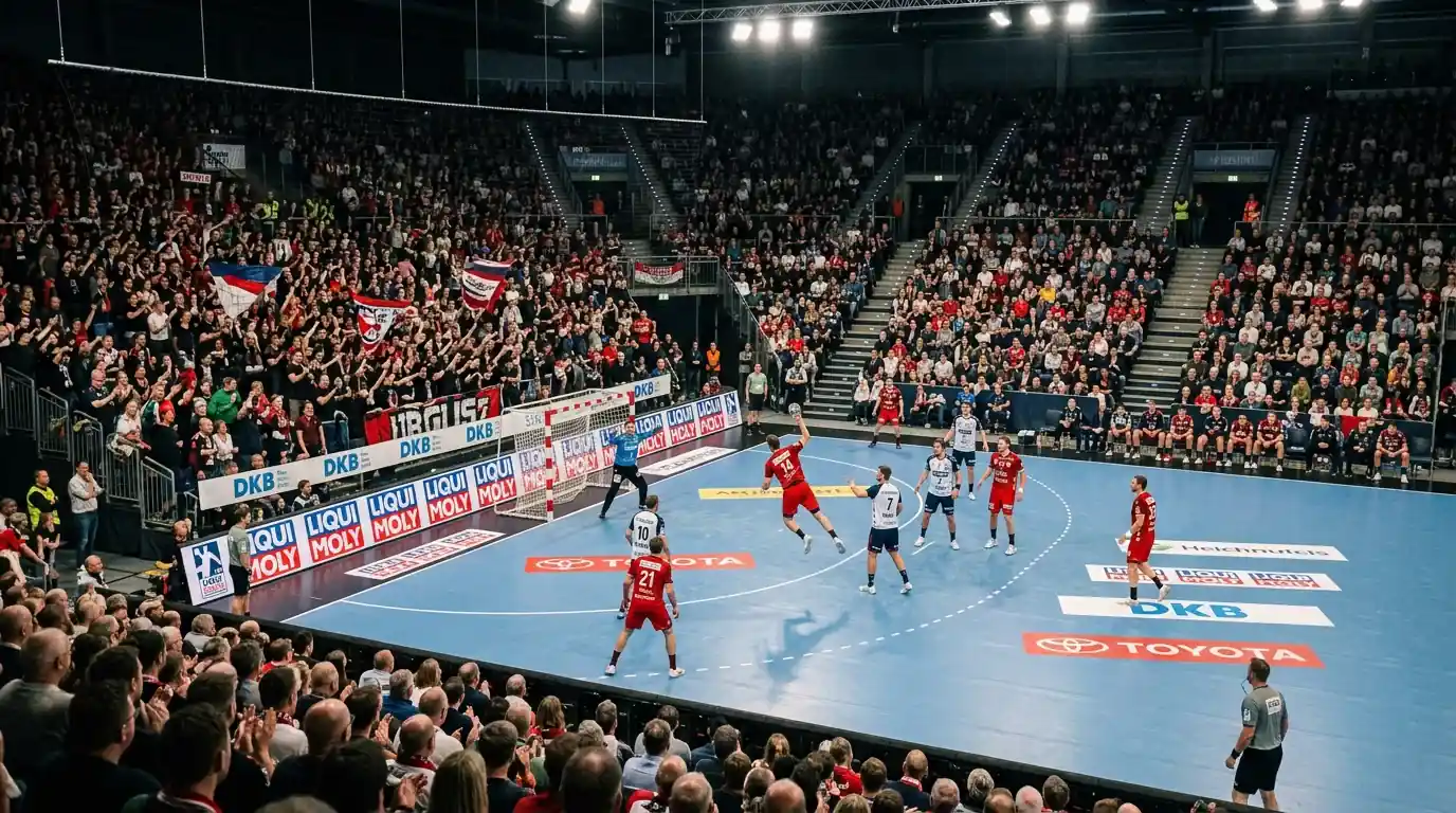 Handball-Bundesliga Spieltag in voller Arena — 5.525 Zuschauer im Schnitt pro Spiel 2024/25